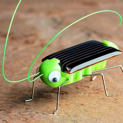 Solar grasshopper Educational Solar Powered Grasshopper Robot Toy required Gadget Gift solar toys No batteries for kids