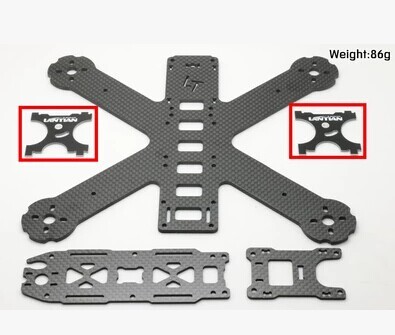 LT Hex 215 Pro Carbon Fiber Traversing Racing Frame, Racing Chassis